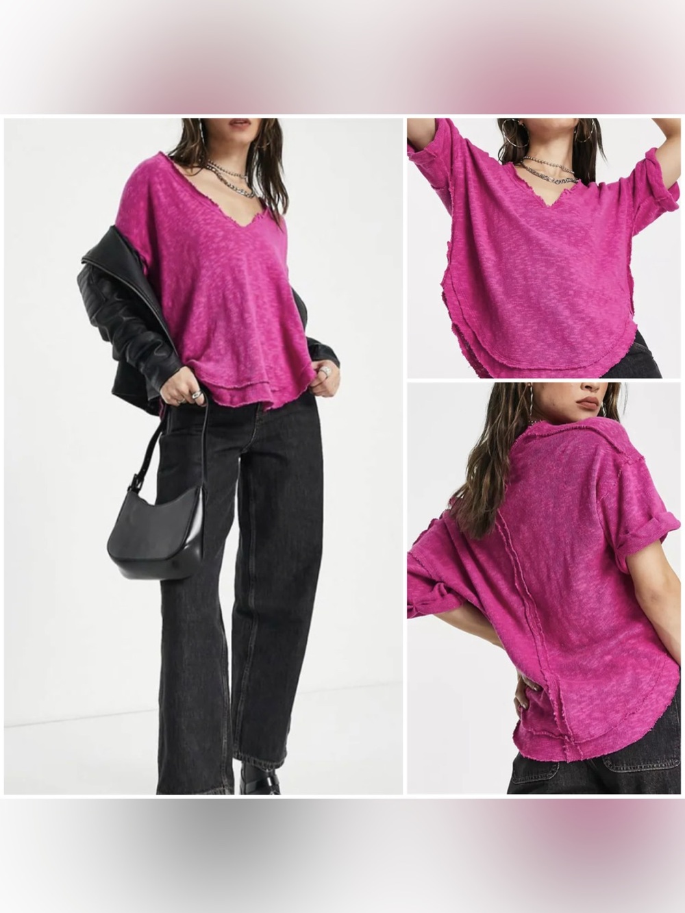 NORTH STAR V-NECK TEE-SHIRT SWEATER